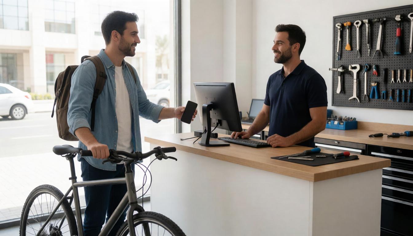 Family bicycle servicing